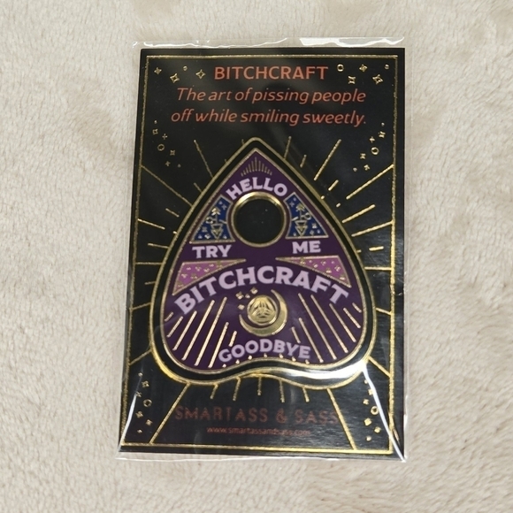 Bitchcraft Pin - Hello, Try Me, Goodbye - Picture 2 of 6